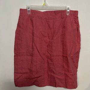 Vintage Ralph Lauren Linen Pink Skirt